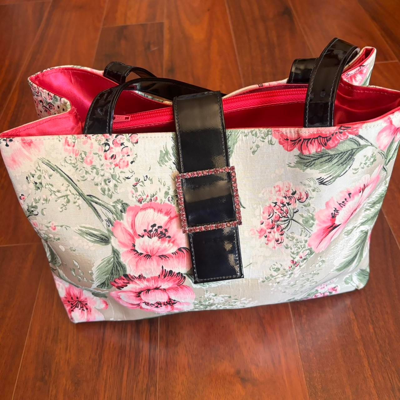 Vintage Glenda Gies Floral Handbag